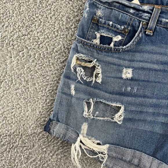 Rag & bone distressed boyfriend short Women 30 Rebel Jean - Picture 2 of 15